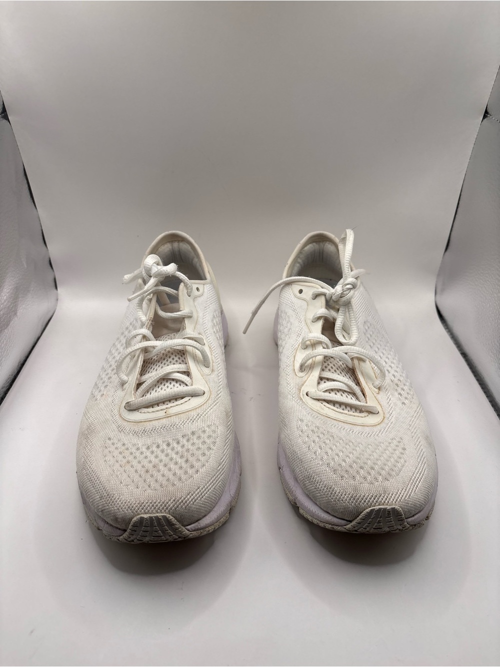 Under Armour Women's White Athletic Knit Sneakers
